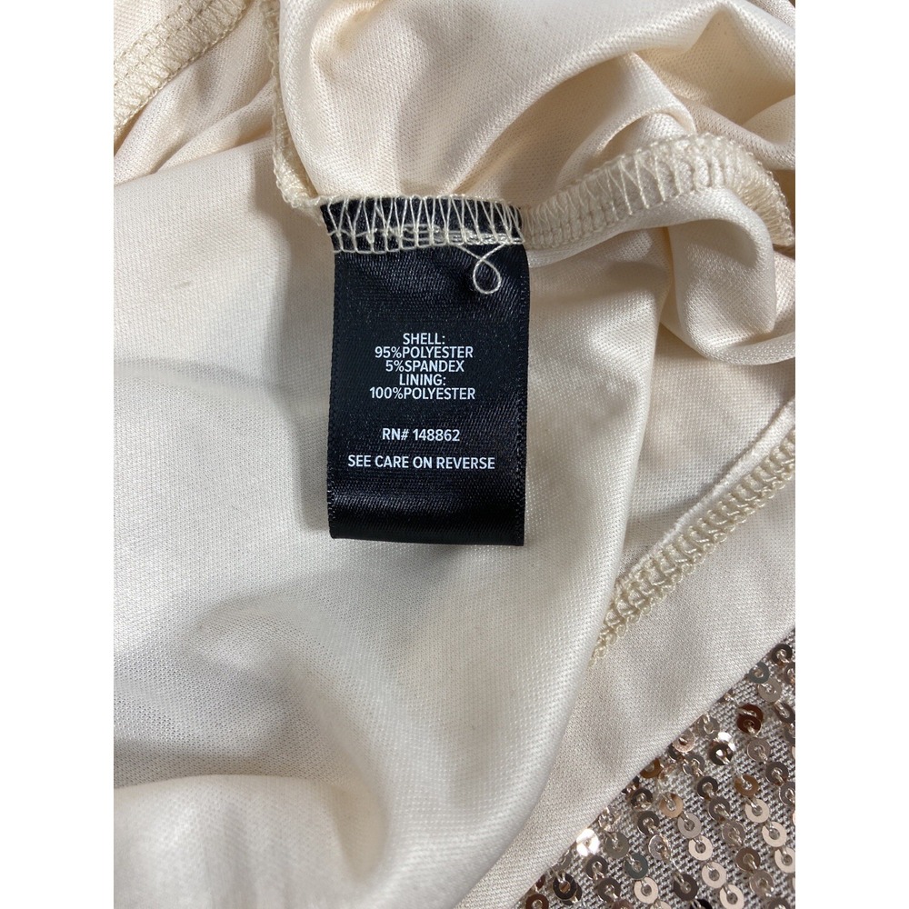 Torrid Top Women's 4 US 4X Rose Gold Off The Shoulder Sequin New - Picture 8 of 11